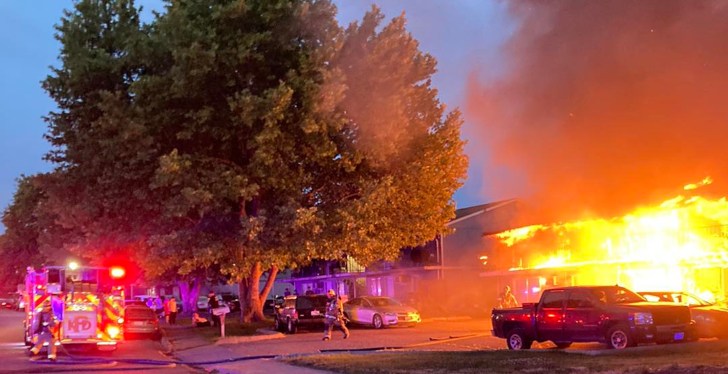 Dog Saves Couple As Apartment Building Goes Up In Flames