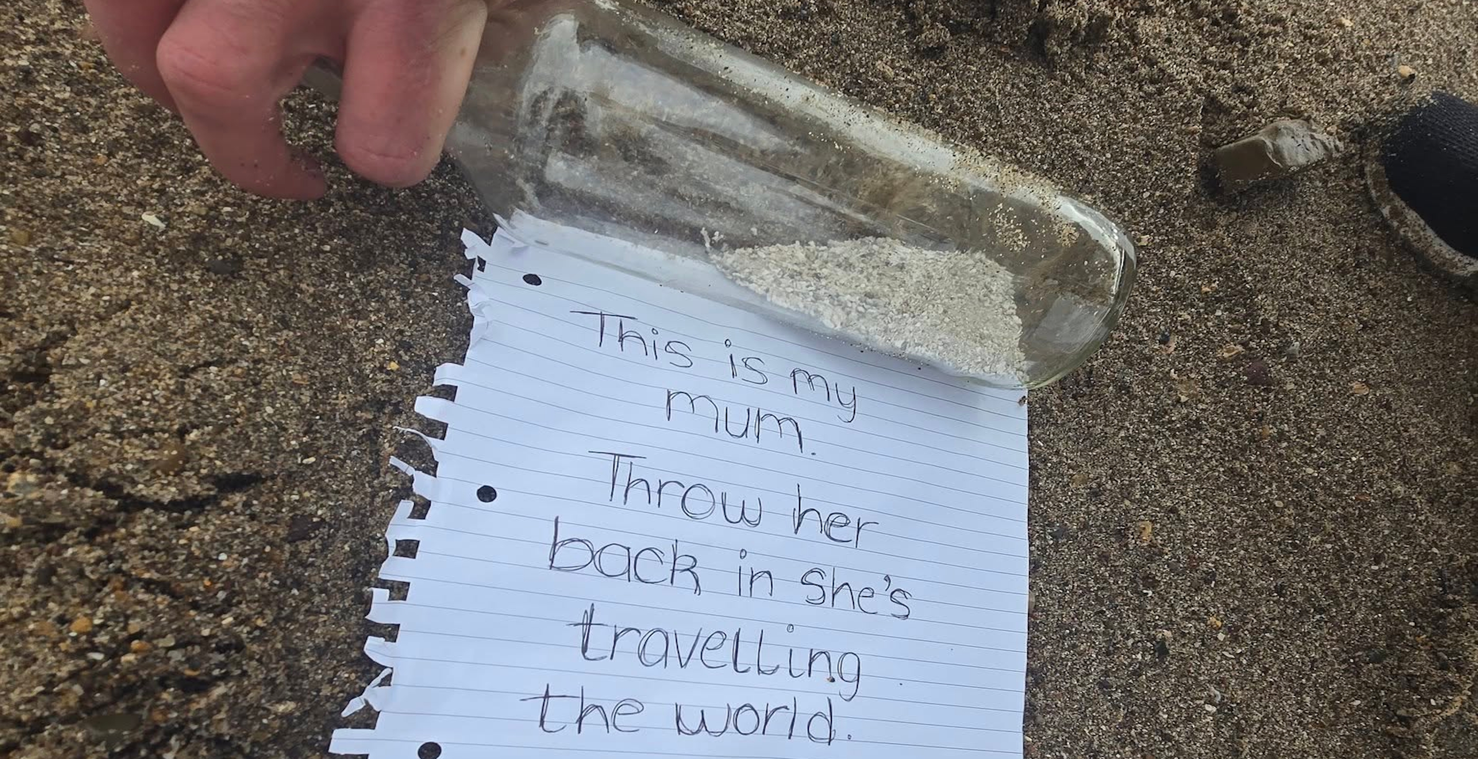 UK Mom Finds Message In Bottle, Sends It Back Out To Sea In Viral Post