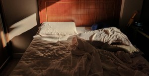 Couple Argues After Man Pees The Bed But Doesn't Want To Clean It Until The Morning